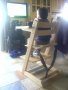 Billy is sitting at a nice functional height