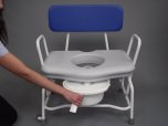 Front Loading Bariatric Commode