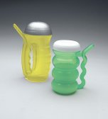 Cup with built in straw