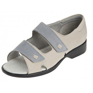 Tilly Pale Grey and Denim Blue