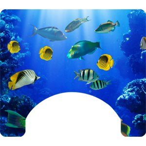 Fish Themed Wheelchair Trays
